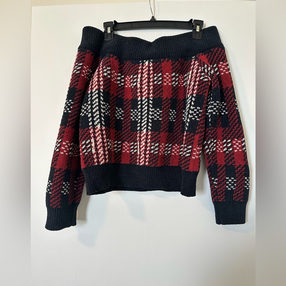 Forever 21 size medium off the shoulder sweater - Picture 3 of 4